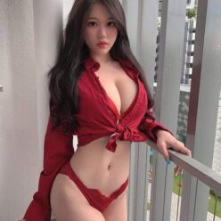 Malaysian Busty Babe In Dark Red Panties Showing Cleavage Small