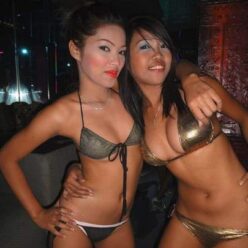 Two Sexy Filipina Hotties Inside Rhapsody Bar Walking Street Angeles City