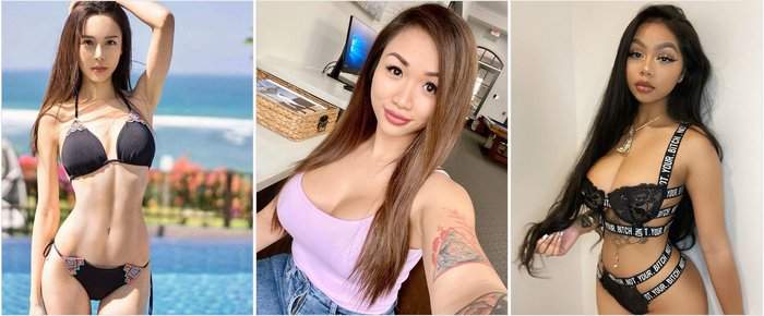 Asian girls long hair